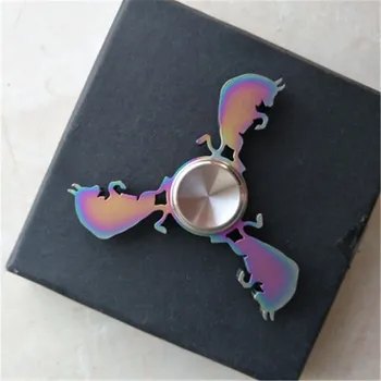 

Decompression toys adult creative bull finger gyro titanium alloy ceramic hybrid bearings finger interscrew