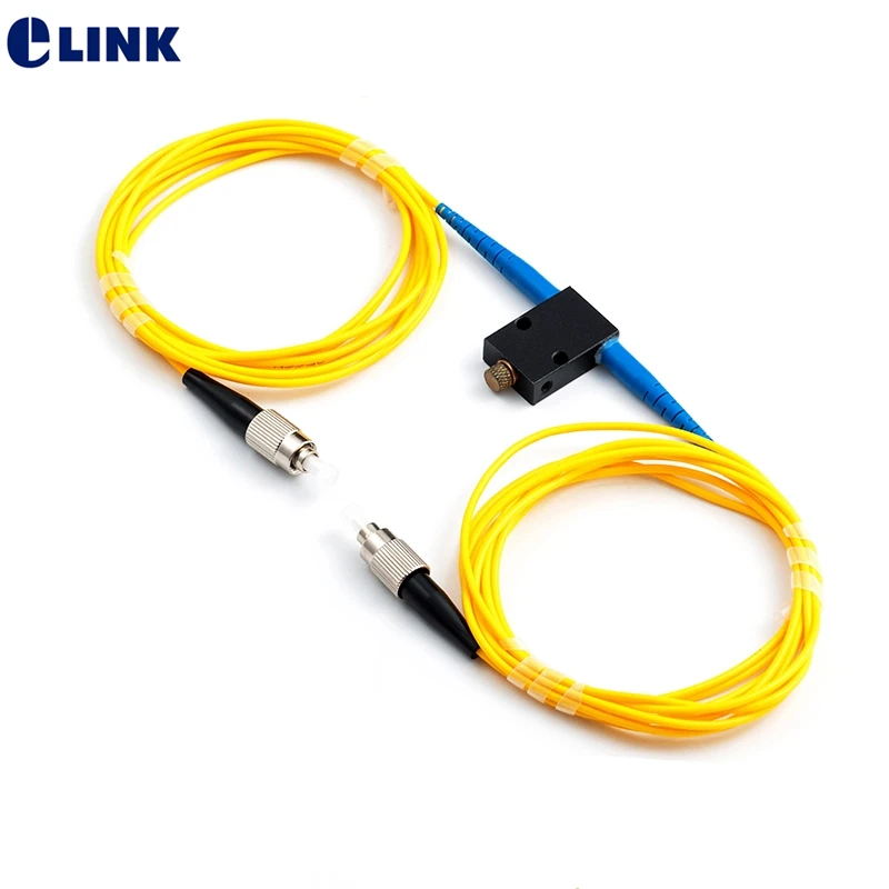 FC Fiber adjustable attenuator 0 60dB In line Mechanical variable