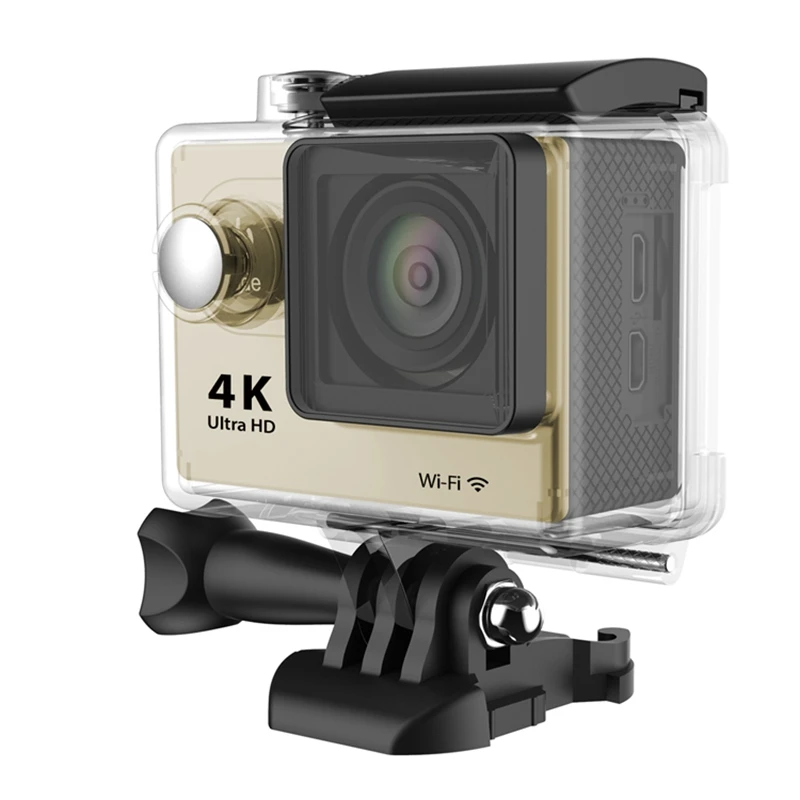 H9R Wifi камера 1080P ультра 4K Спортивная экшн Водонепроницаемая дорожная видеокамера горячая распродажа - Цвет: Gold