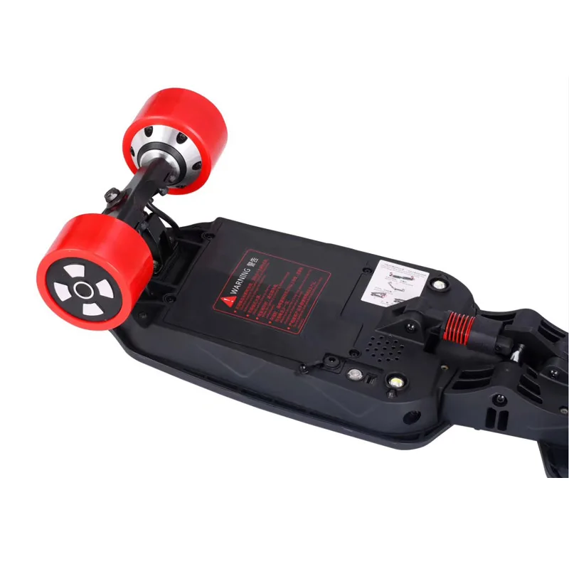 Discount Four Wheels Dual Motor Electric Skateboard Mini Folding Scooter Bluetooth Speaker Fish Board Longboard Skate Foldable Hoverboard 9