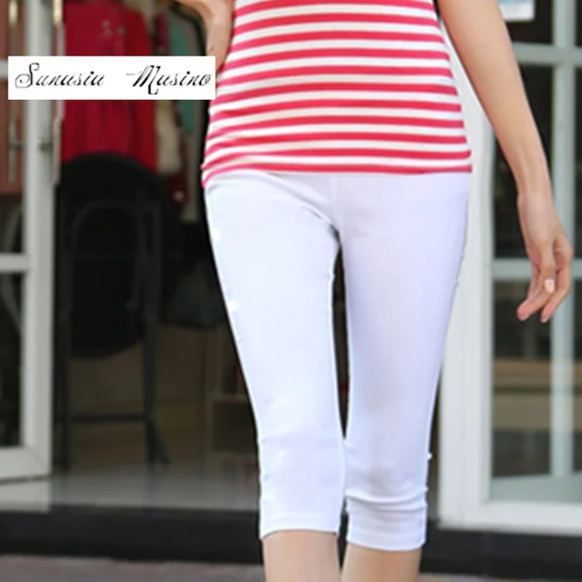 16 color Trousers  Women's casual pants high Waist slimming capris S-6XL size Pencil pants 2017 Summer fashion