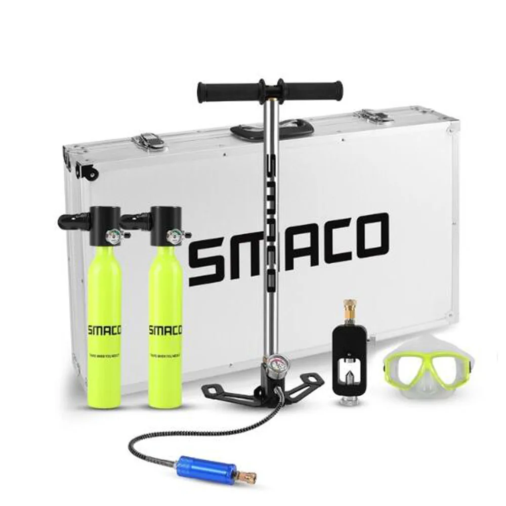 

Mini Diving Scuba Cylinder Air Tank Valve Respirator Box Diving Equipment Snorkeling Underwater Breathing Accessory