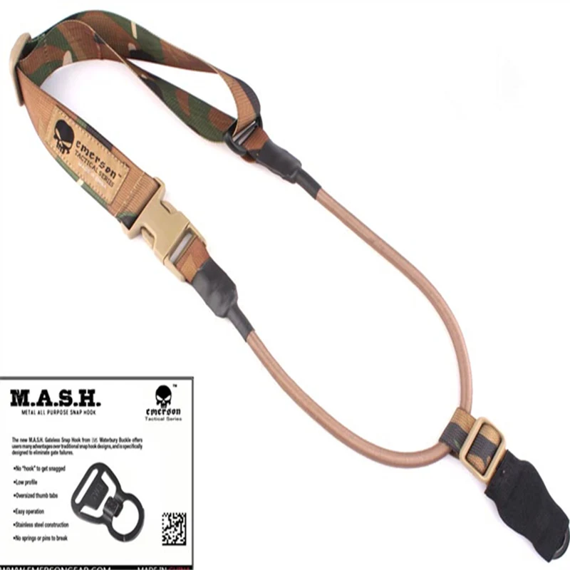 EmersonGear L.Q.E Одноточечные Slings Series охотничьи страйкбольные стропы с крючком бусиной