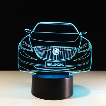 

3D Fast & Furious 8 Lamp Stunning Visual Night Light Car Shape Touch Switch Luminaria Led Usb Veilleuse Pour Enfant Room Lamp