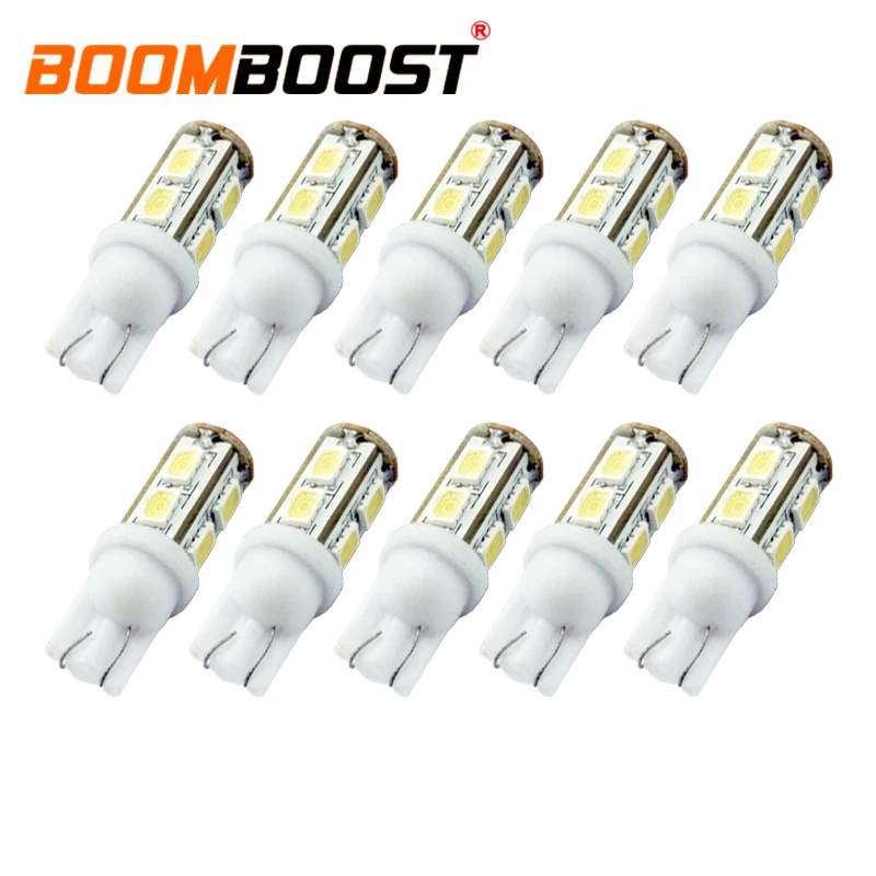 Новинка 12 В постоянного тока белый свет T10 9SMD 5630 5730 автомобисветодиодный