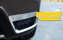 ABS Chrome Esterno Anteriore Della Lampada Della Nebbia Della Luce Decorativa Trim 2 pz Lucido PER BMW X3 F25 2011 2012 2013