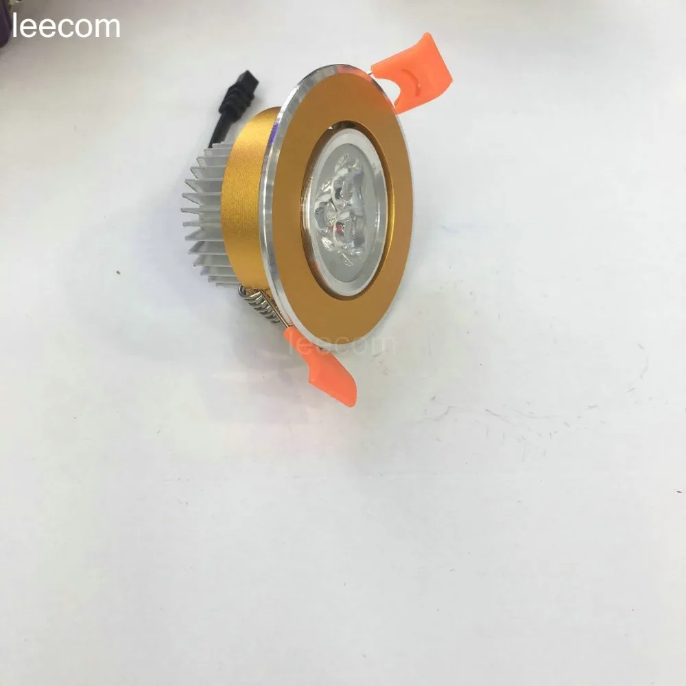 

2019 10pcs/lot Led Downlight Light 3w Ceiling Spot 3w 85-265v Recessed Lights Indoor Lighting 5 years warranty time selling
