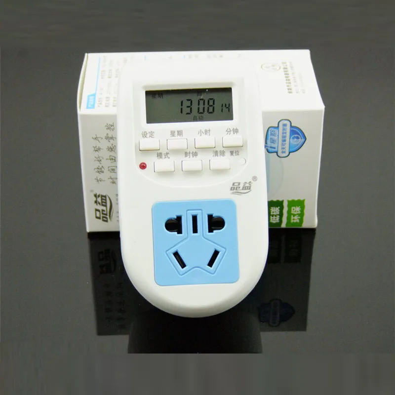 

1pcs/lot Timer Switch Socket Utomatic Charging Timer Watering Fish Air Pump Pump Accessories Timer Switch Socket