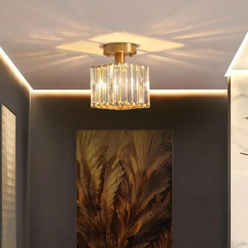 Square Led Kitchen Ceiling Lamp Luminaria For Laundry Hallway