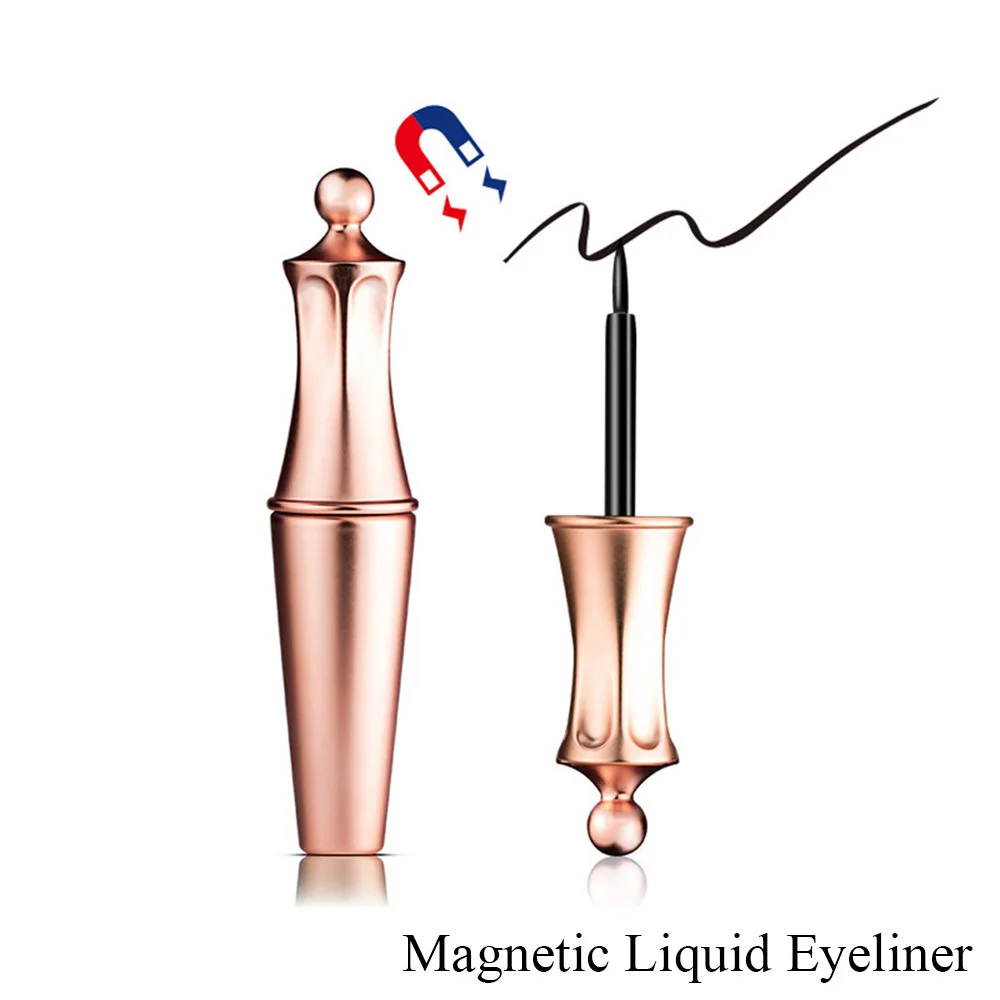 1 Набор, магнитная жидкая подводка для глаз или пять накладных ресниц ручной работы, Водостойкая Подводка для глаз, для женщин, для макияжа глаз, стильные инструменты - Цвет: Magnetic Liquidliner