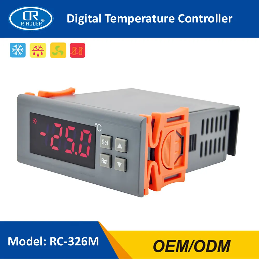 Контроллер температуры холодильника с двумя датчиками|temperature controller|refrigerator temperature
