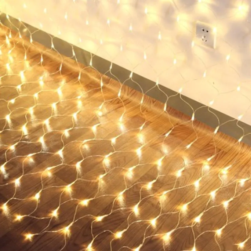 SPLEVISI 1.5M*1.5M 3X 2M LED Net Mesh String Fairy Lights christmas lights Home Party Wedding christmas tree decoration lights SPLEVISI 1.5M*1.5M 3X 2M LED Net Mesh String Fairy Lights christmas lights Home Party Wedding christmas tree decoration lights