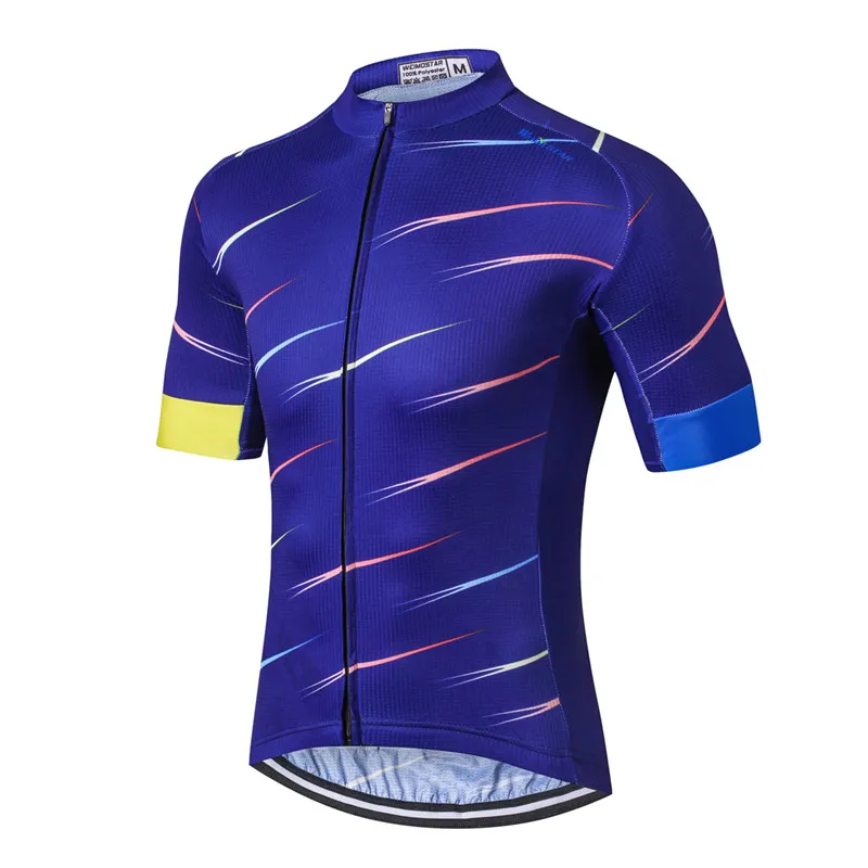 Color 6 Weimostar велосипедная команда Джерси рубашка зеленая мужская летняя MTB велосипедная Джерси Одежда для горных велосипедов быстросохнущая одежда для велоспорта - Цвет: Color 6