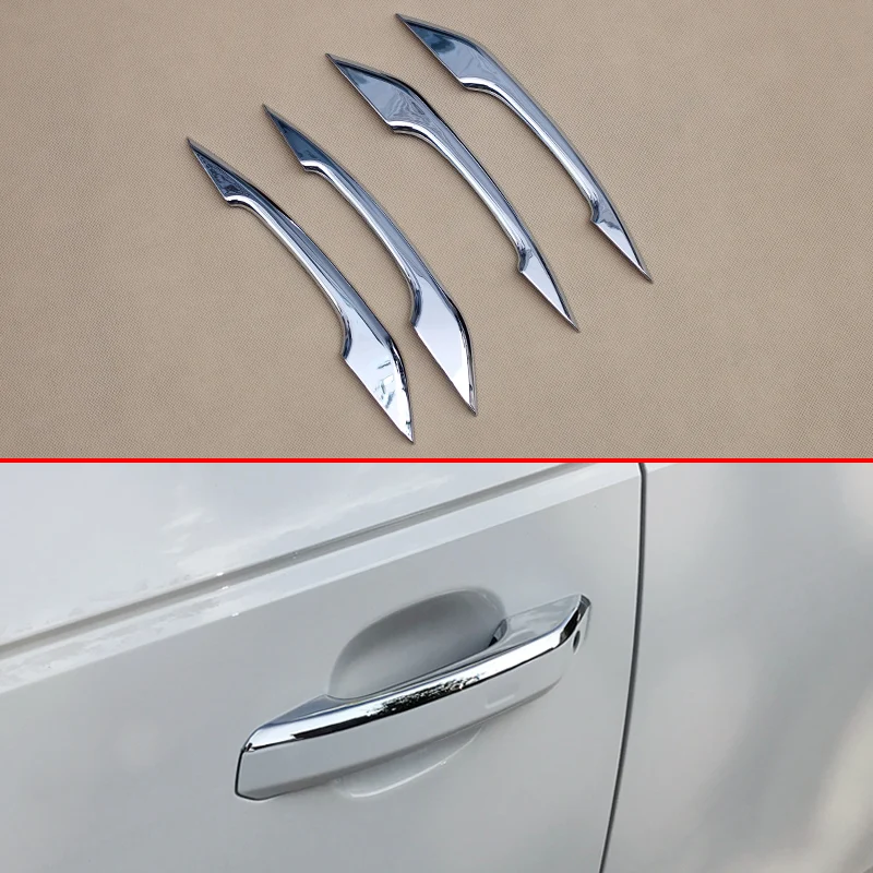 

Chrome Door Handle Trims For Audi A4 B9 A5 F5 Q5 FY Sportback Coupe Cabriolet Molding Cover Overlay Accessories