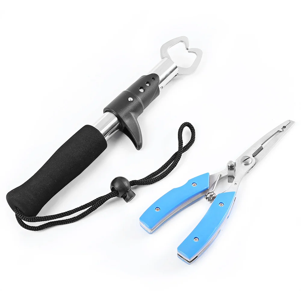 1 Set Hot Selling Aluminum Alloy Fish Gripper Fishing Pliers Fish