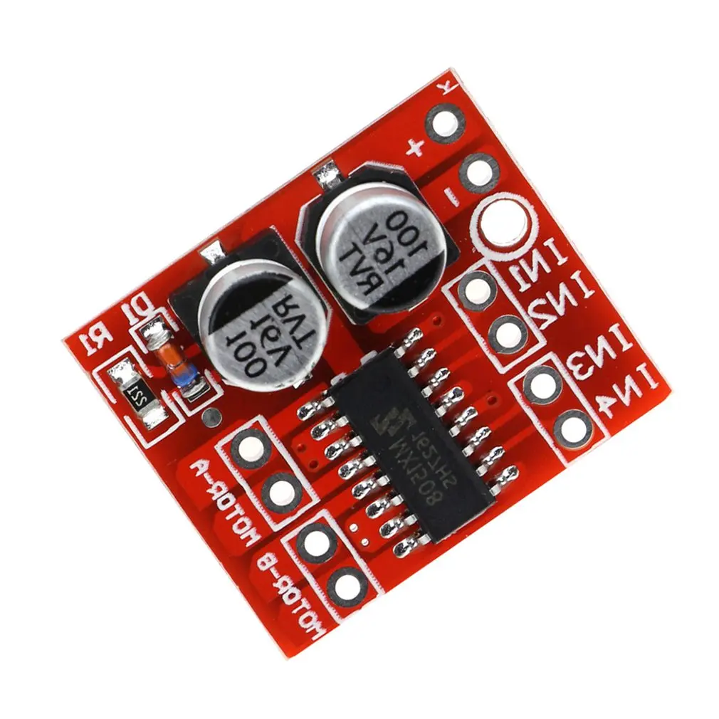 2-Channel Pwm Speed Control Dc Motor Drive Module Double H-Bridge Stepper Motor Mini Super L298N Positive Reversal