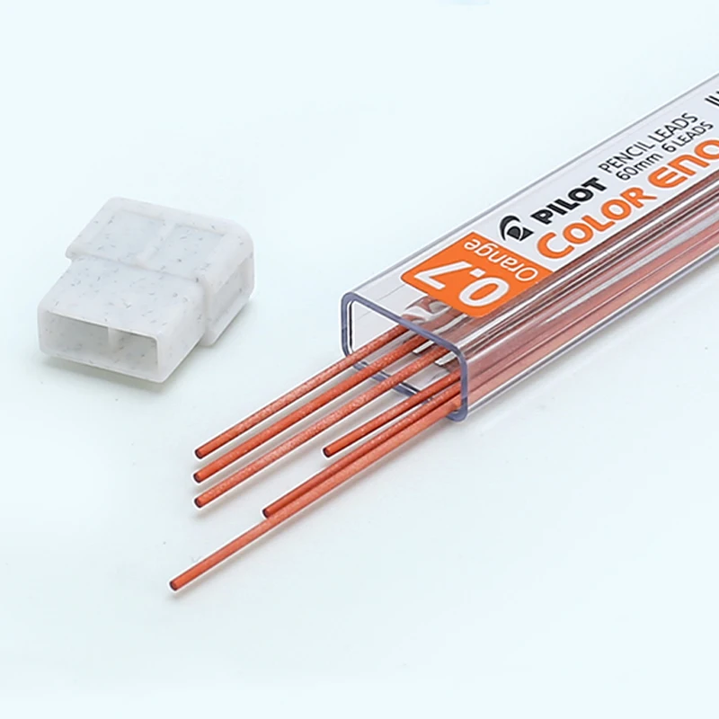 8 трубок/набор пилот PLCR-7 8 цветов свинцового цвета, автоматическое заправка карандаша 0,7 мм карандаш для комиксов свинец для HCR-197 автоматический карандаш