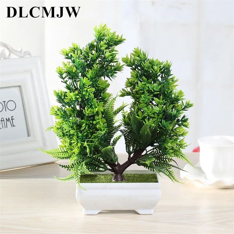 1pcs Pine bonsai Artificial Plant plastic bonsai for Wedding Party Home