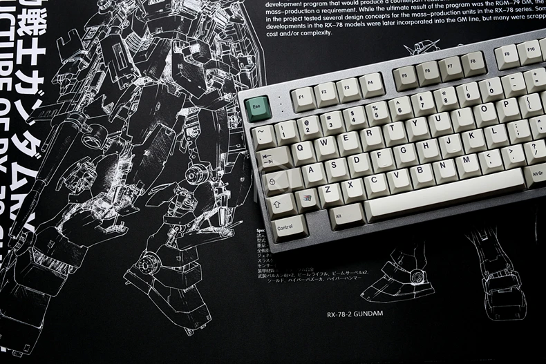 Механическая клавиатура gundam rx78 2 rx 78 Ready Player One Mousepad 900 400 4 мм не Прошитые края