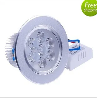 

LED Downlights high power led downlights 7W 7*1W 630lm AC85-265V Warm white/cold white Free Shipping