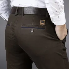 NIGRITY для мужчин's повседневные штаны для мужчин весна и лето Новая мода многоцветный узкие брюки бизнес прямые мужчин's