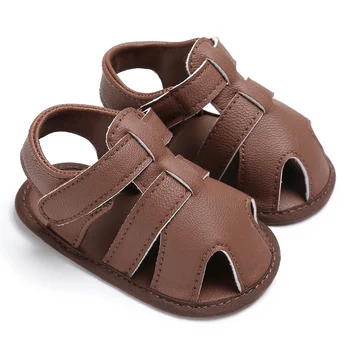 

Newborn Baby Boys Shoes PU Leather Kids Schoenen First Walkers Soft Soled Beach Crib Infant Prewalker j2