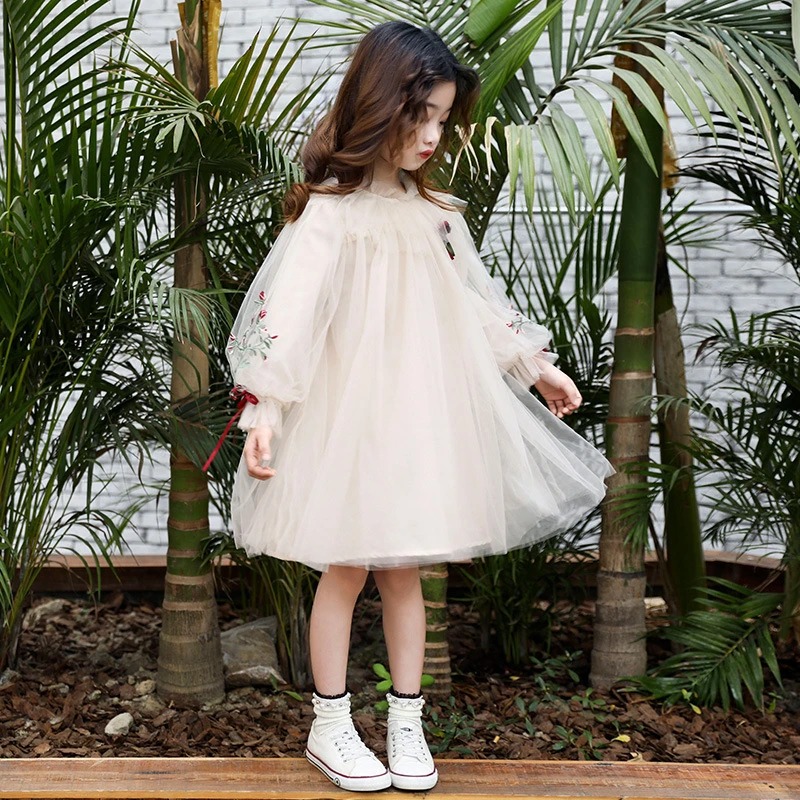 Sala Prestigioso Injerto Vestido Vintage Floral para niña, traje de princesa de manga larga para  cumpleaños, ropa para niña, 10 Anos|Vestidos| - AliExpress