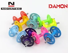 Novatec a565sbt a566sbt 32 furos, engrenagem fixa de velocidade única, hub de bicicleta frontal e traseira 14/15/17t