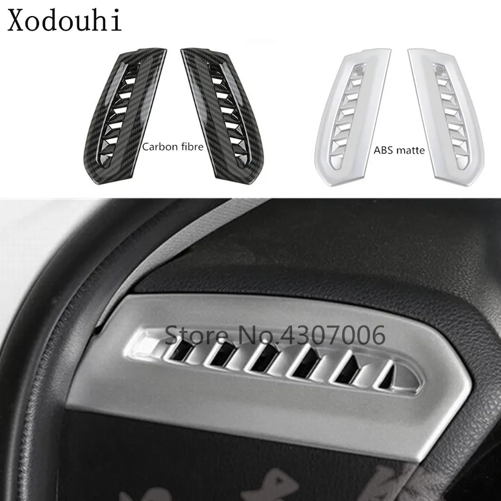 

car front Air conditioning Outlet Vent styling garnish cover frame lamp trim For Toyota New Camry XV70 2017 2018 2019