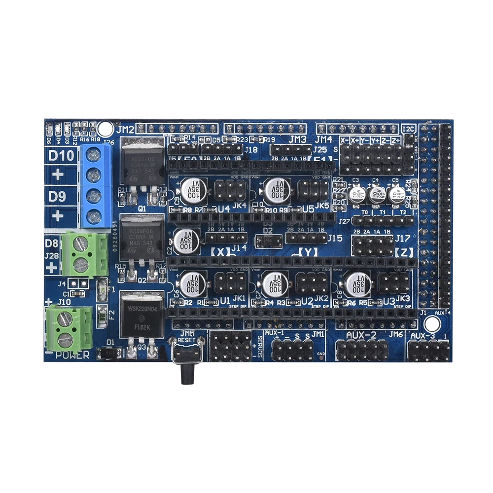 BIQU BIGTREETECH Ramps 1 6 обновление на Reprap ramps 4 5 Совместимость с MKS Gen V1.4 Mega 2560 для деталей 3d