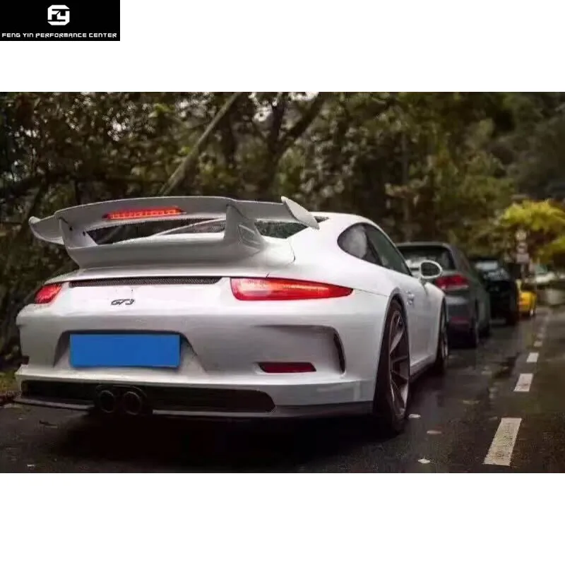 911 991 GT3 стиль передний бампер задний спойлер для Porsche 911 Carrera 991 GT3 стиль автомобильный комплект кузова 13-15