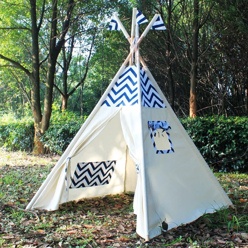 

Natural Canvas Teepee Tent Kids Kind Tipi Tent Indianerzelt Tipi Enfant
