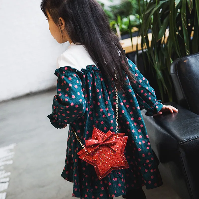 Kids Girls Star Women Sweet Messenger Bag Glitter Sequins Crossbody Shoulder Bag Small Envelopes Bags Party Clutch Handbags (24)