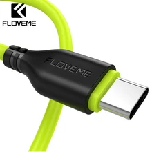 FLOVEME TPE usb type C для samsung Note 8 Galaxy S8 Plus USB-C кабель для зарядного устройства 2.2A зарядный кабель для передачи данных type-C