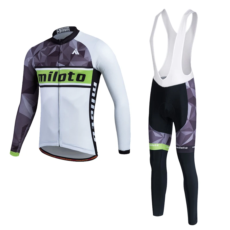 Новая велосипедная Джерси весна осень pro team мужская одежда с длинным рукавом ropa ciclismo Одежда для велоспорта комбинезон MTB гоночный комплект для мотокросса