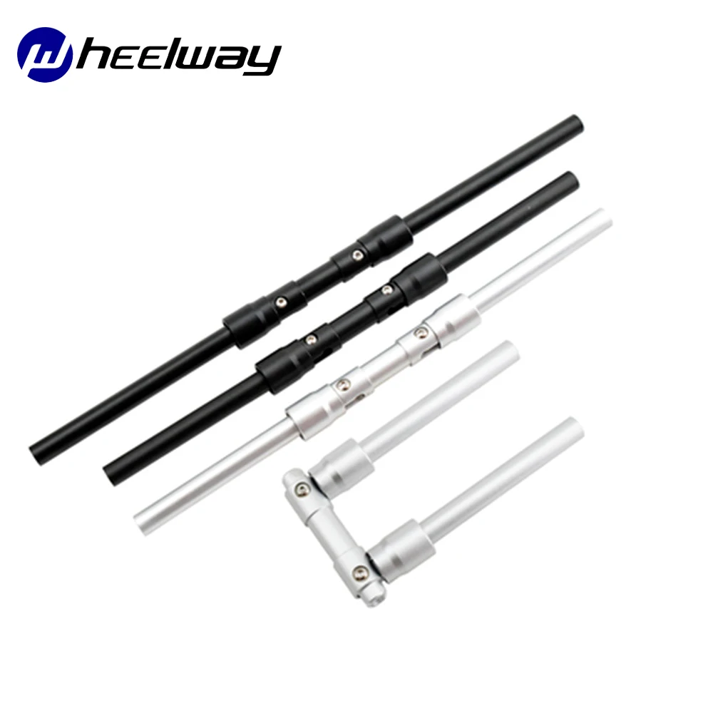 

WHEEL WAY Aluminum alloy foldable bicycle handle Scooter modified folding handlebar Quick folding Adjustable grip
