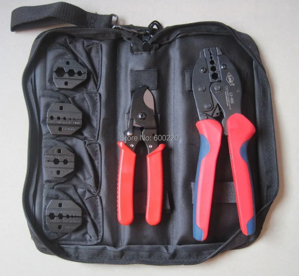 

LY-K05H Combination tool set for TV cables,coaxial cable crimping tool,BNC connector crimping tool kits