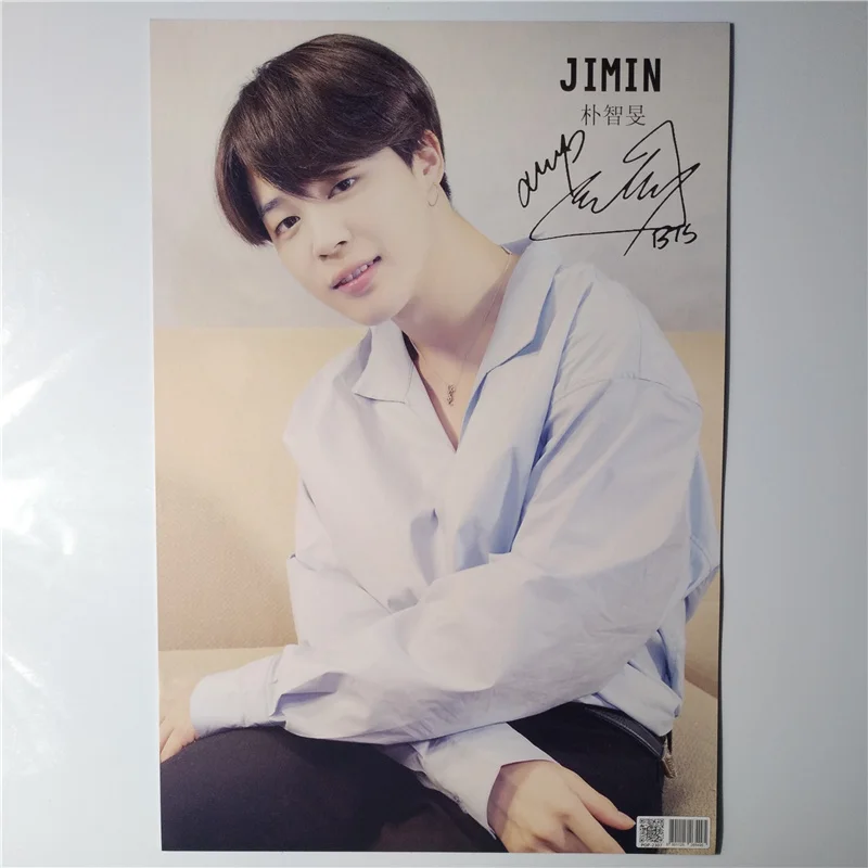 8*(42x29 см) Bangtan Boys Park Ji Min плакаты настенные наклейки подарок