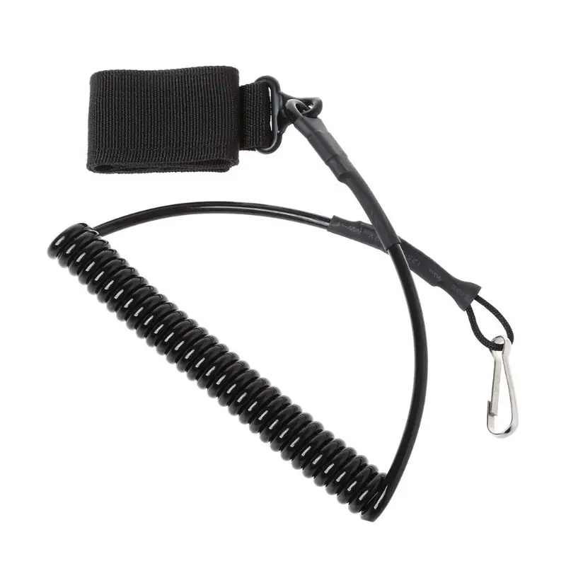 Elastic Strap Spring Sling Tactical Outdoor Hunting Lanyard Pistol