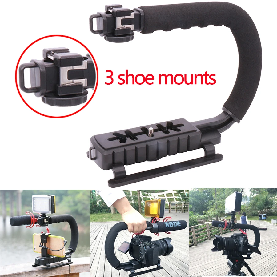 Ulanzi camera Handle U Grip Video Gear Phone Steadicam Stabilizer Rig for Youtube Vlogging