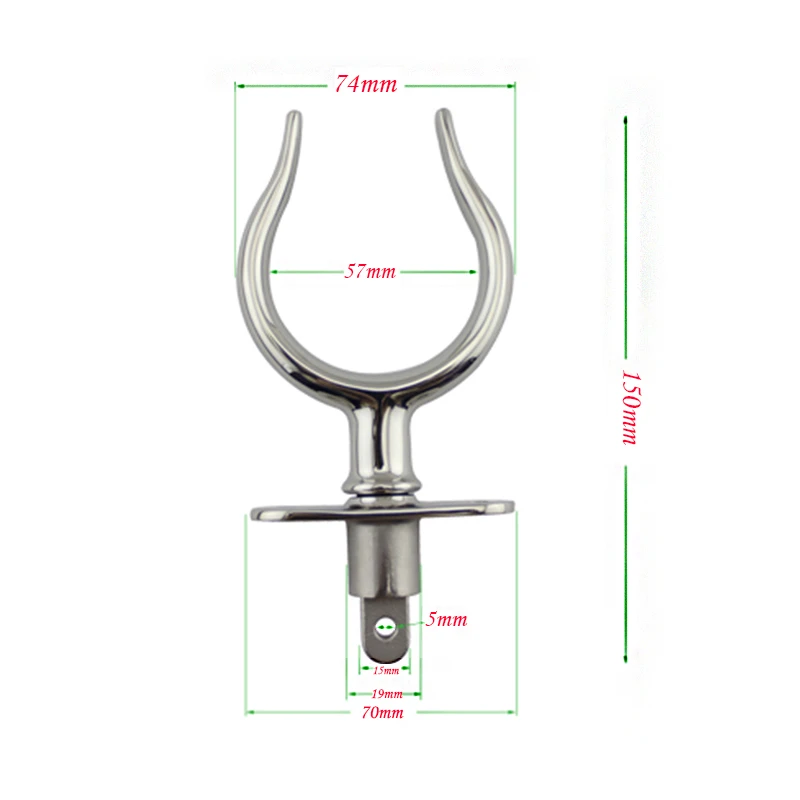 HCSSZP 2 предмета 316 Нержавеющая сталь шлюпки Уключины весло замок морская, для палубы Рыбалка на яхте каяк каноэ лодка аксессуары