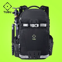 TUBU 6081 Dslr Camera Bag Photo Backpack Tripod Sport Bolso Reflex Bags With Rain Cover camera