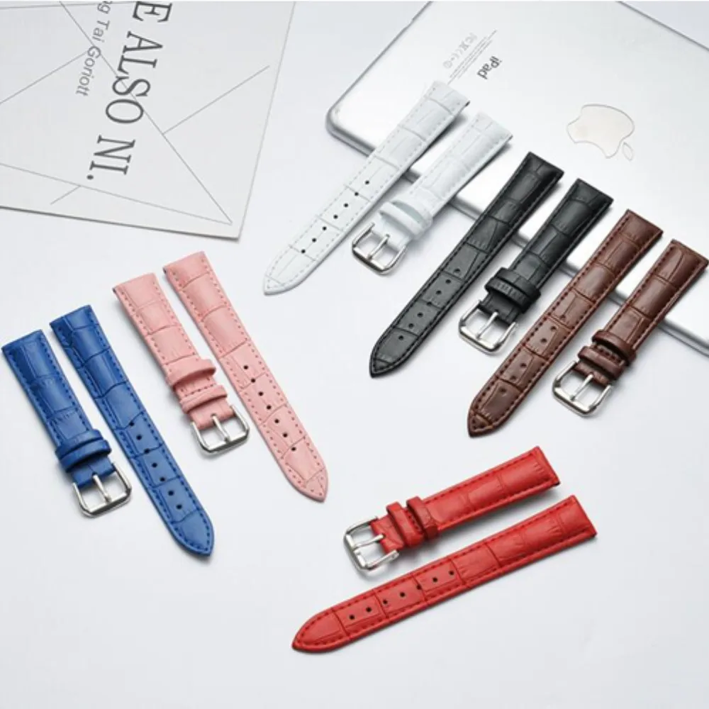 

New watch bracelet belt black watchbands genuine leather strap watch band 18mm 20mm 22mm watch accessories wristband