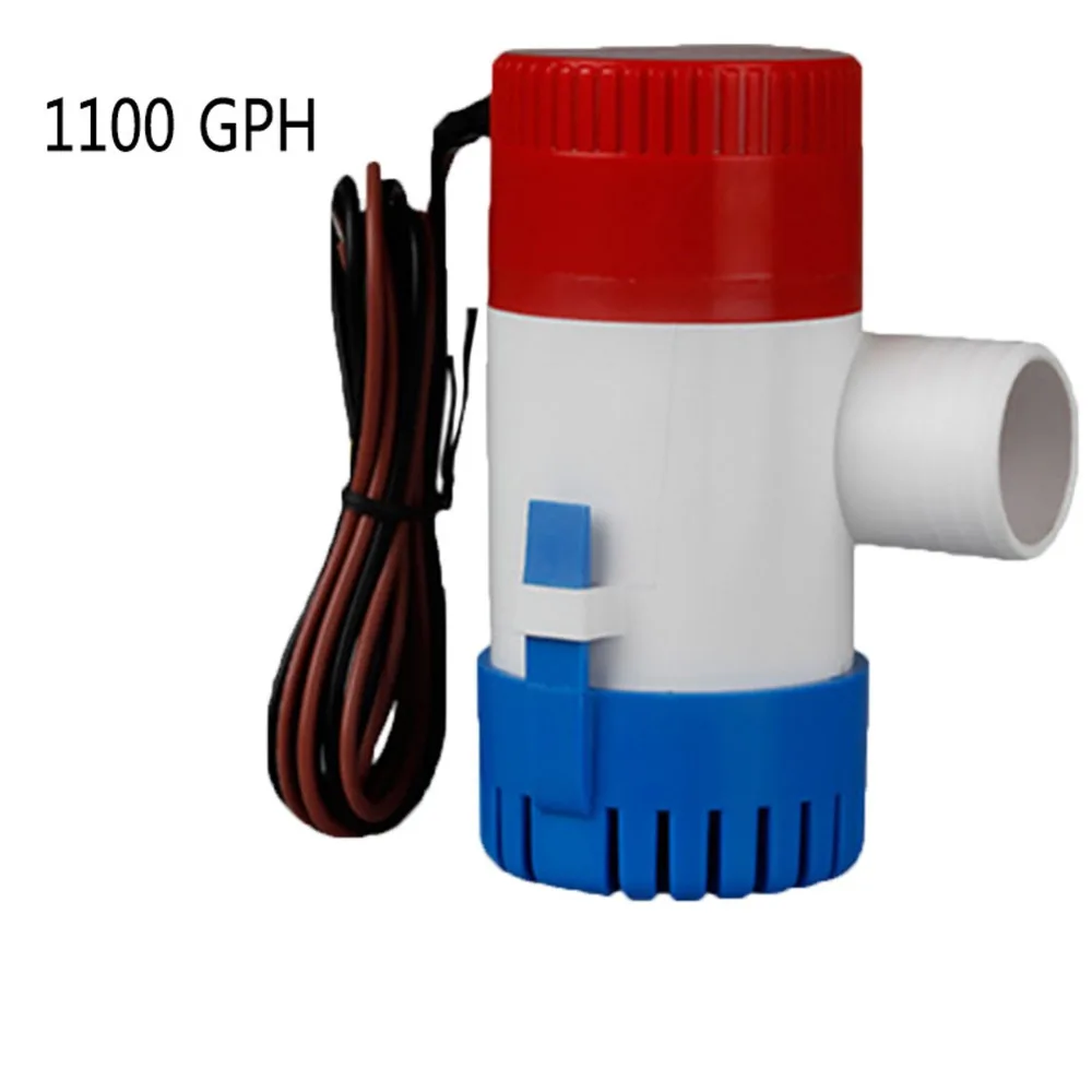 1100GPH Boat Bilge Water Pump Submersible Marine Float Switch