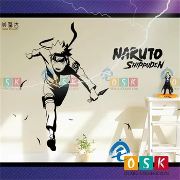 

Naruto Swirl Storm Wall Stickers Custom Package Plastic Mirage of Beauty Cartoon LXS for Furniture Window Single-piece