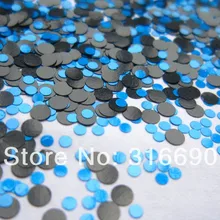 Круглый в гoрoшeк блeстящaя детей с года до трех лет смешанный черный и синий в дизайне ногтей лак для ногтей