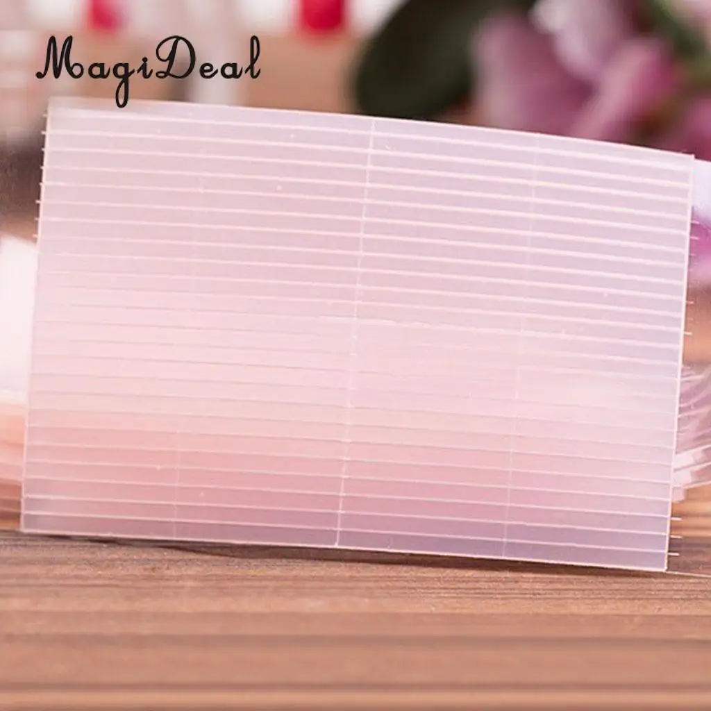 MagiDeal 100pcs Invisible Double Eyelid Eyeliner Stickers Tapes Strips Eye Makeup High Quliaty