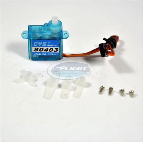 1pc Plastic Gear Supersonic Micro Servo 43g CYS S0403 198X84X233mm For RC Model Kits title=