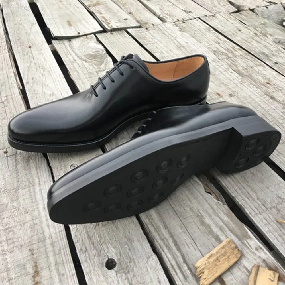 Роскошная обувь для мужчин sipriks, простые туфли-оксфорды, элегантные черные мужские современные классические модельные туфли с острым носком, настоящая резиновая мужская обувь