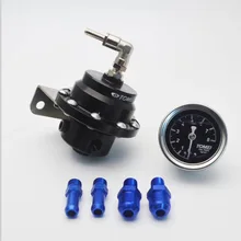 Универсальный Алюминий регулируемые, для гонок топливный насос Давление регулятор с датчиком
